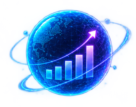 Business Value 3D Globe